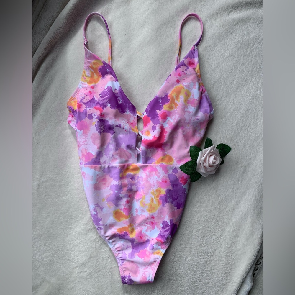 Jessica Simpson Colour Burst One Piece Swimsuit